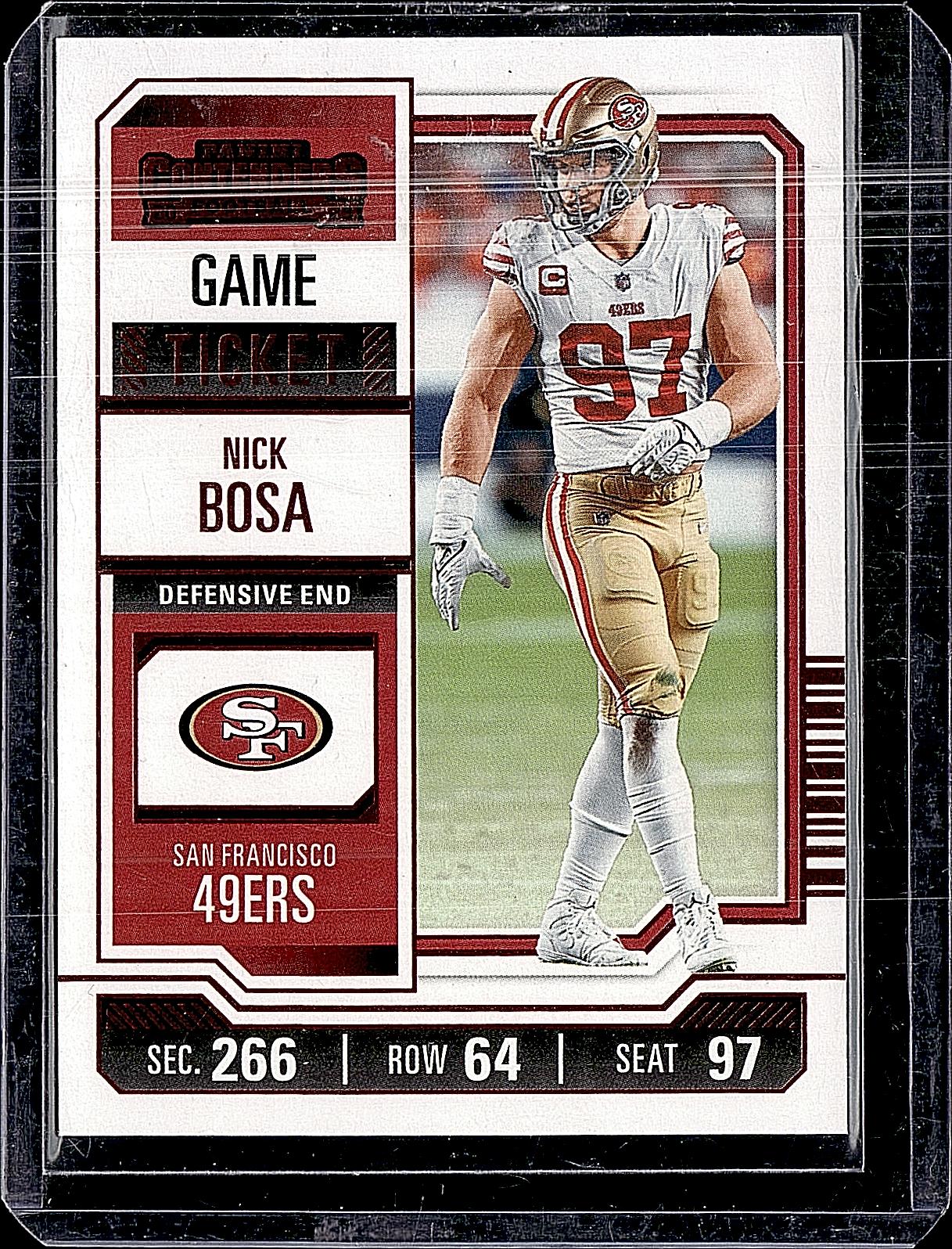 2023 Panini Contenders #88 Nick Bosa