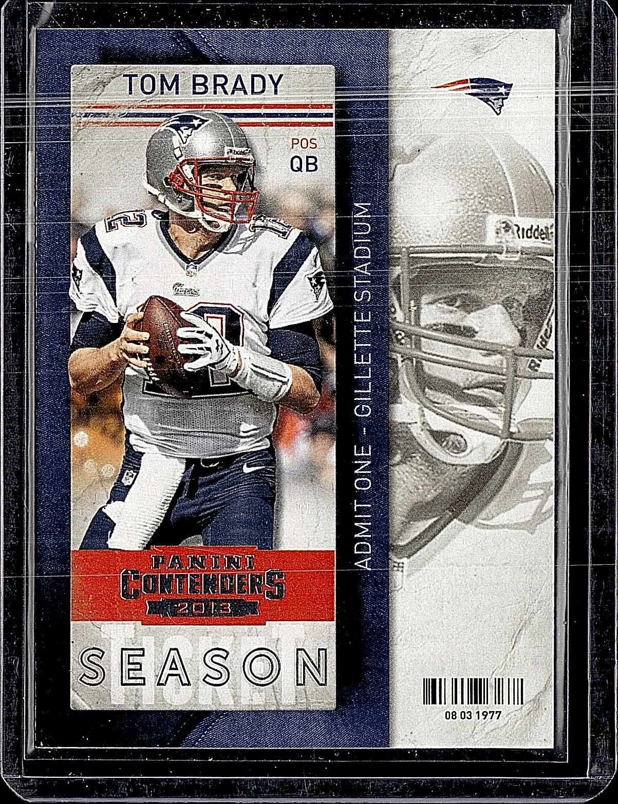 2013 Panini Contenders #67 Tom Brady