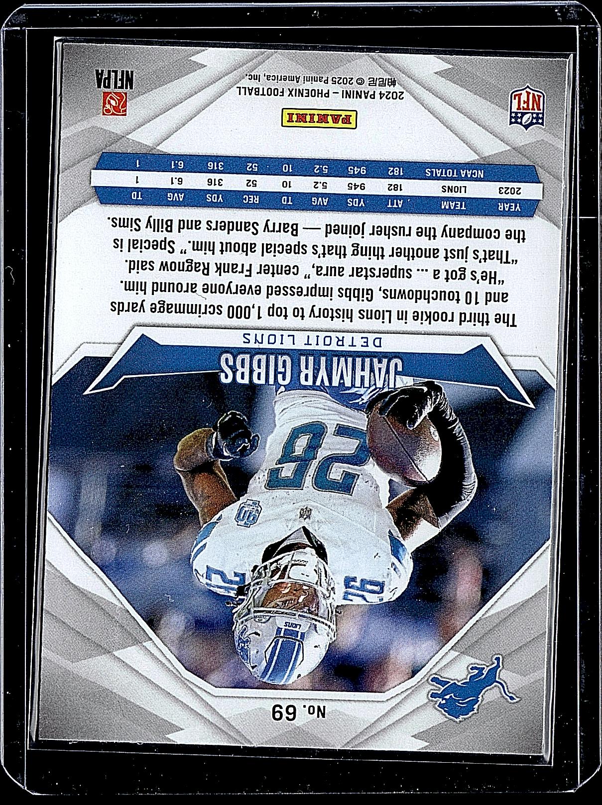 2024 Panini Phoenix #69 Jahmyr Gibbs