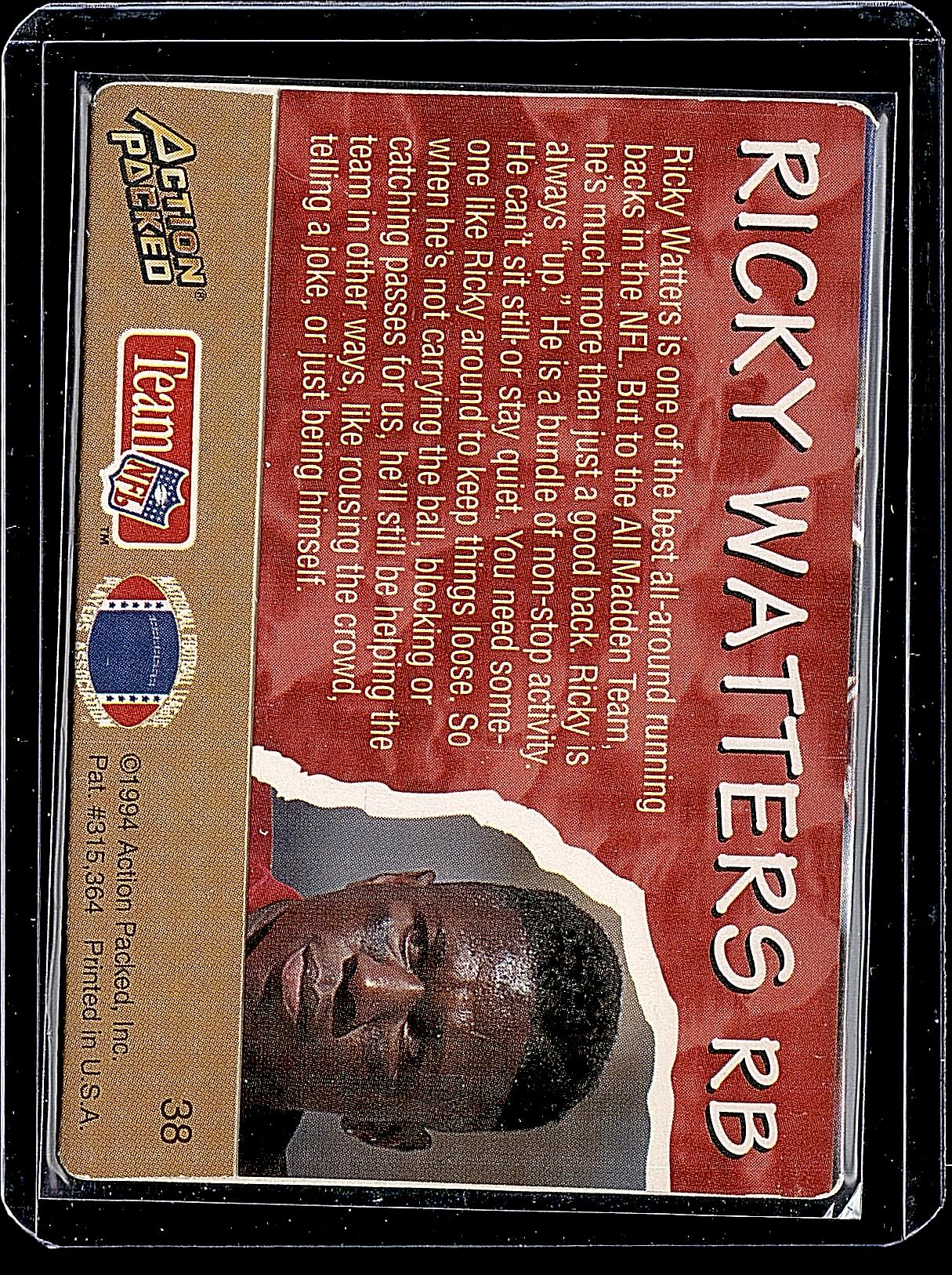 1994 Action Packed All-Madden #38 Ricky Watters