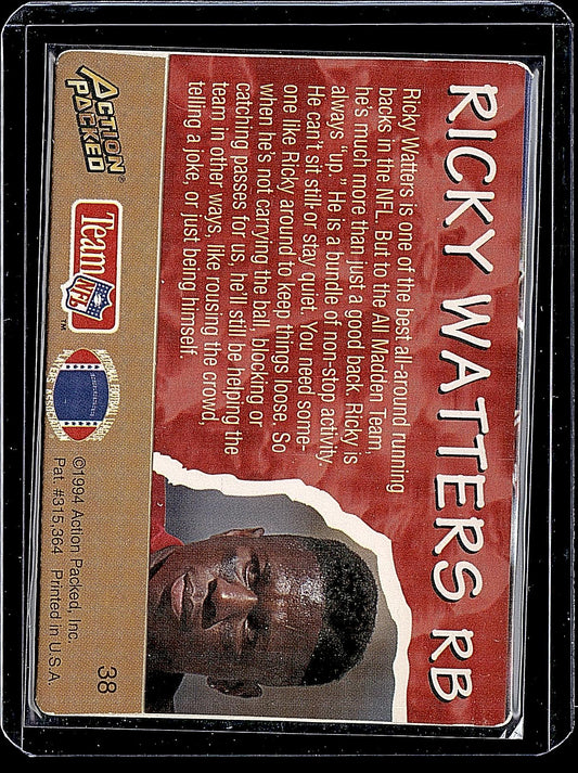 1994 Action Packed All-Madden #38 Ricky Watters