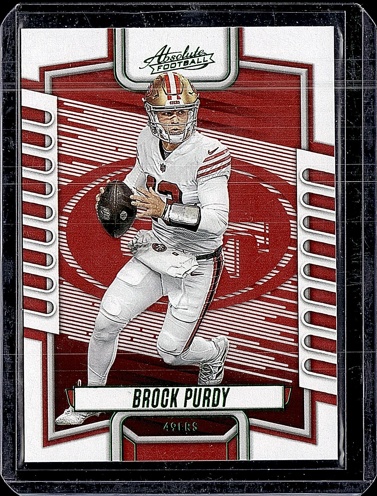 2023 Panini Absolute #18 Brock Purdy Green