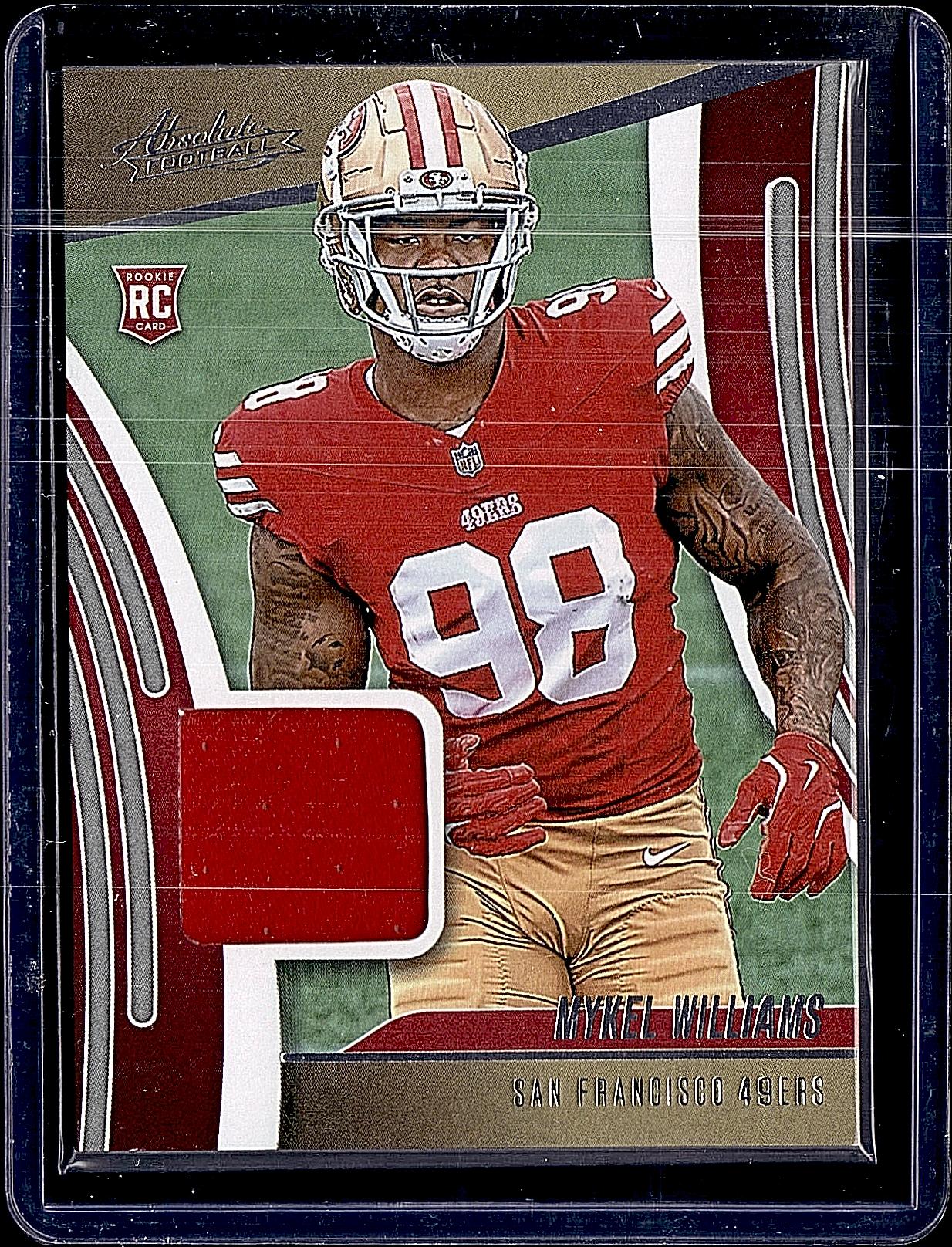 2025 Panini Absolute #ARM-MWS Mykel Williams Absolute Rookie Materials