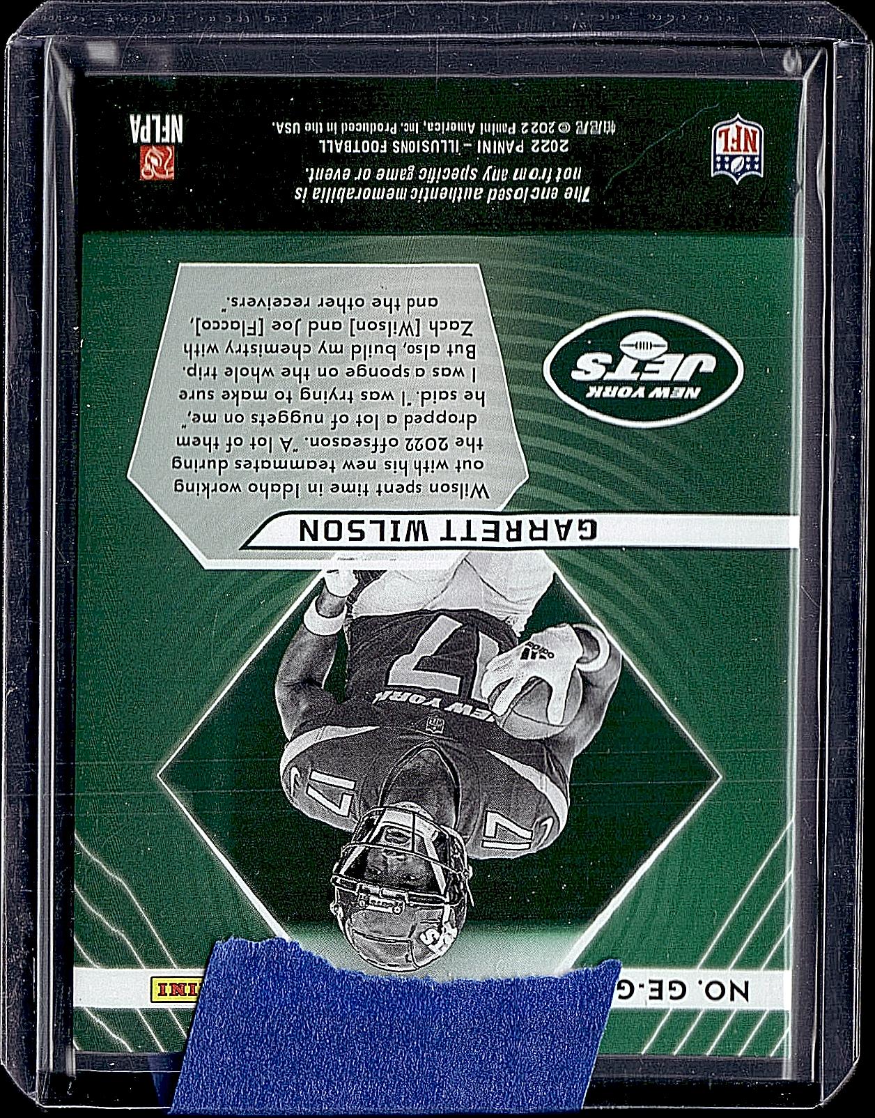 2022 Panini Illusions #GE-GW Garrett Wilson Great Expectations