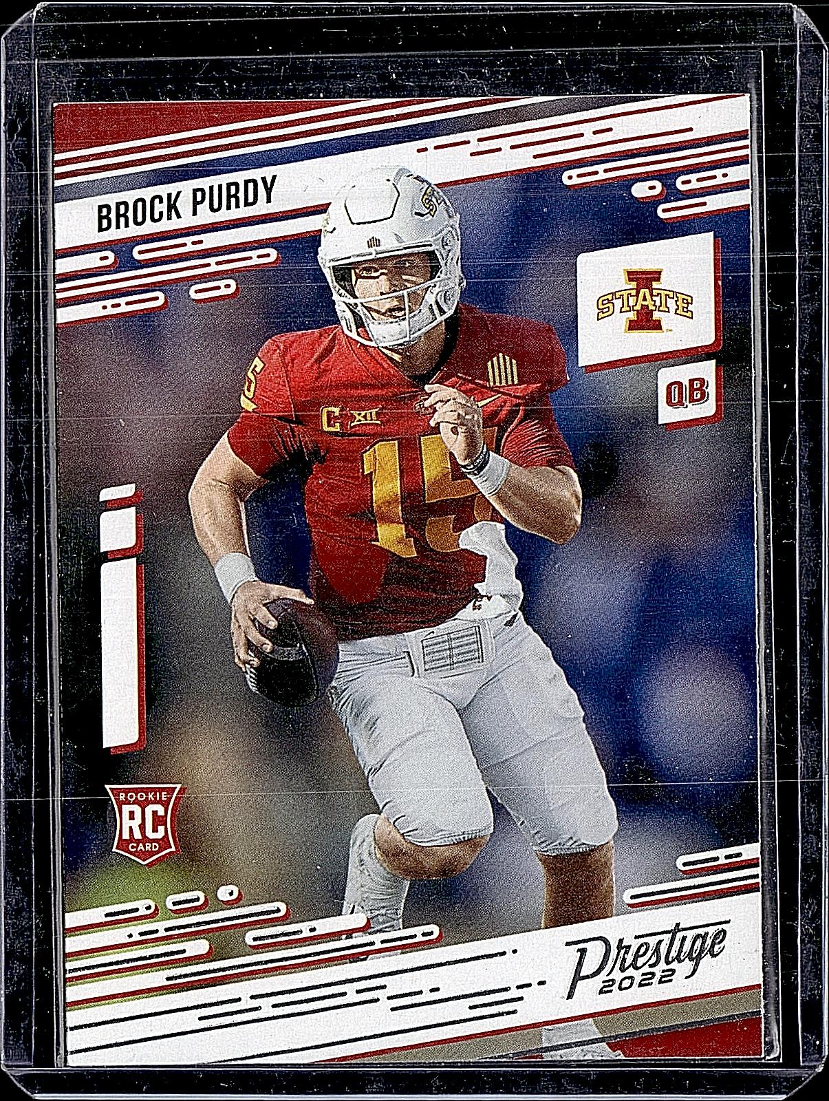 2022 Panini Chronicles Draft Picks #25 Brock Purdy Prestige