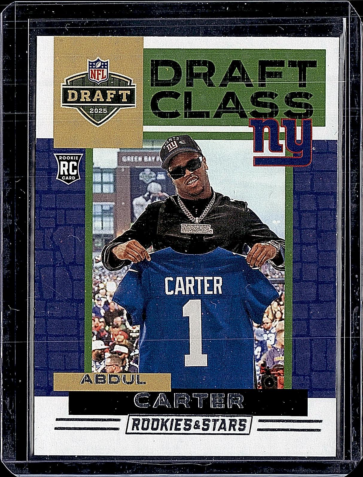 2025 Panini Select #DSM-ACR Abdul Carter Draft class