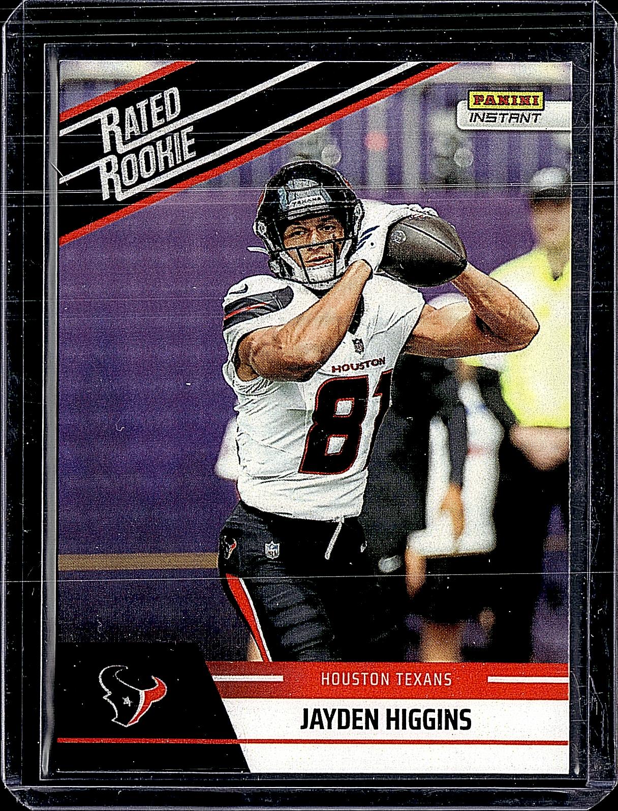 2025 Panini Instant NFL #RRR-9 Jayden Higgins 1/279