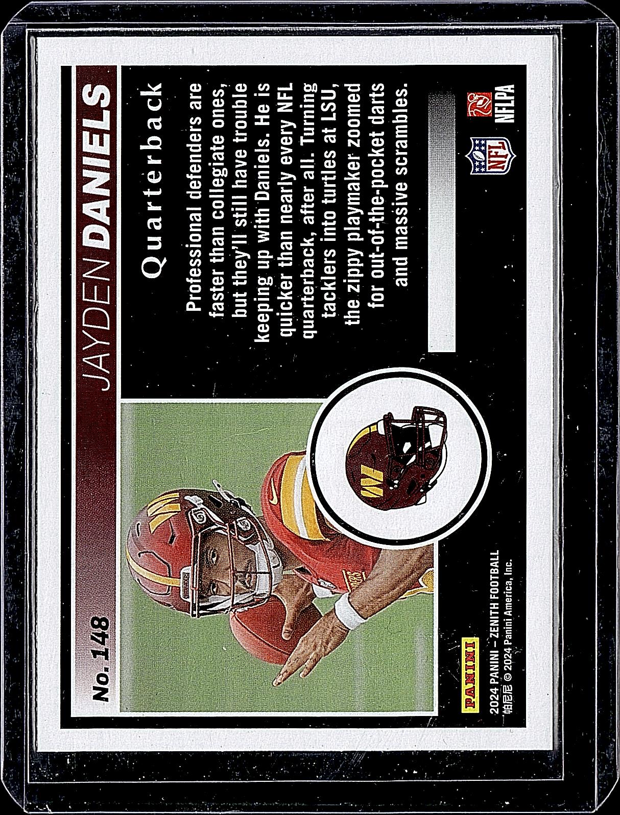 2024 Panini Zenith #148 Jayden Daniels