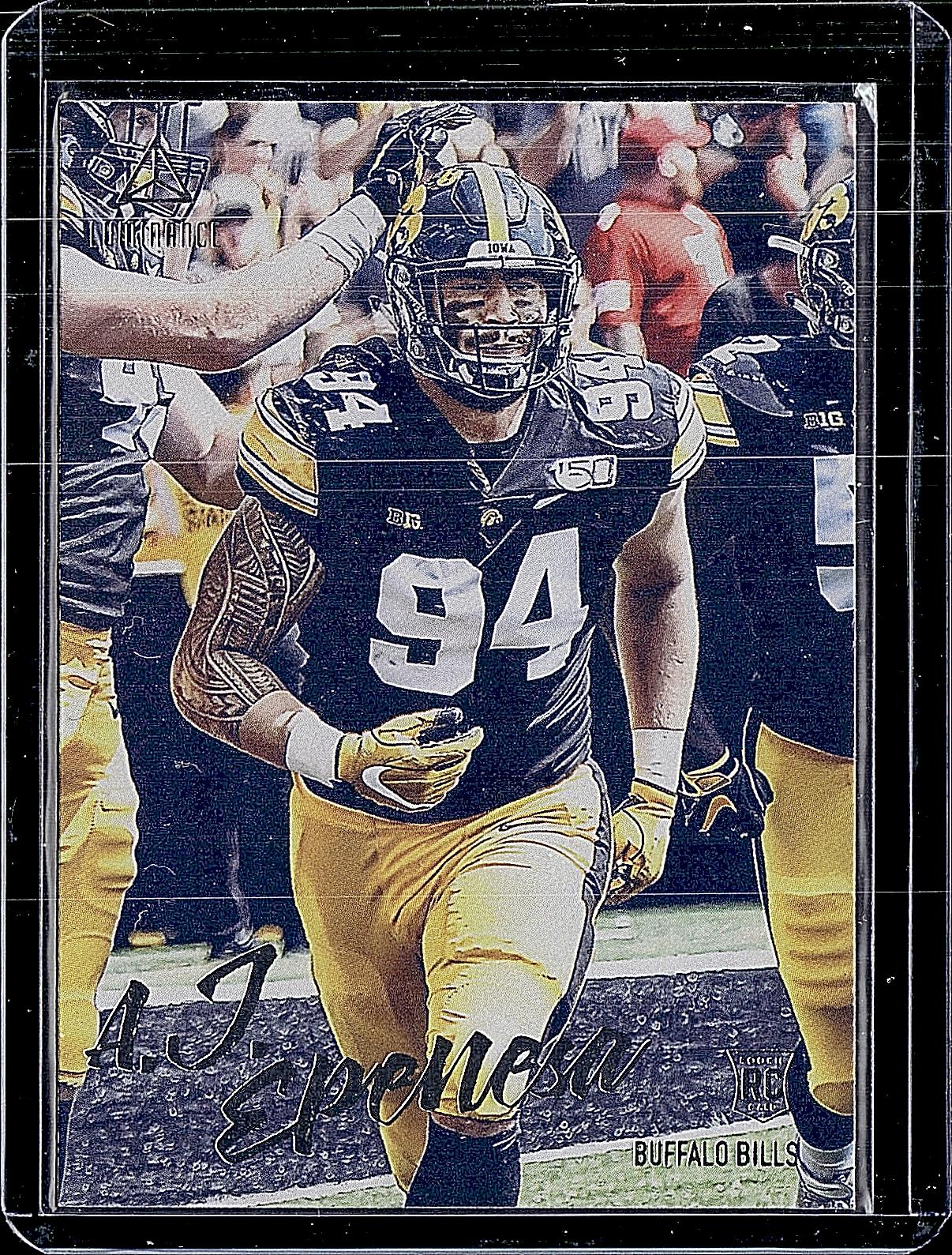 2020 Panini Luminance #135 A.J. Epenesa