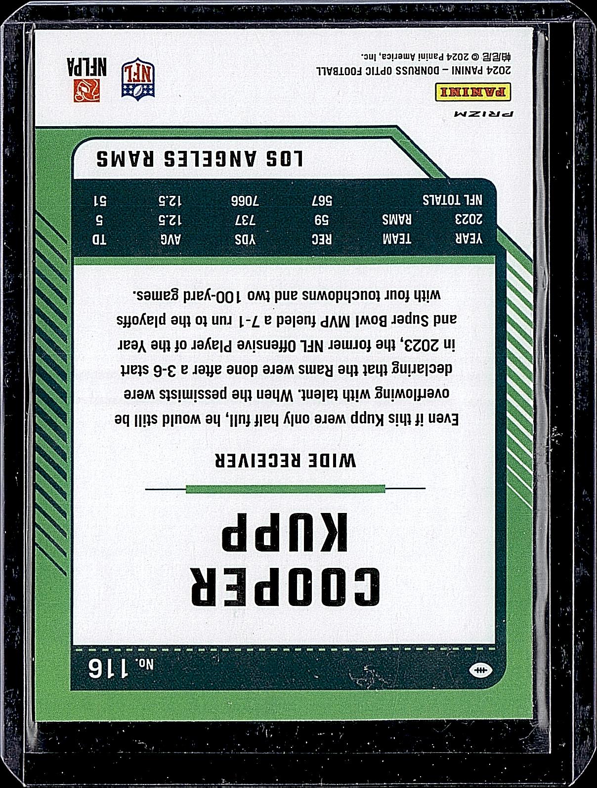 2024 Donruss Optic #116 Cooper Kupp