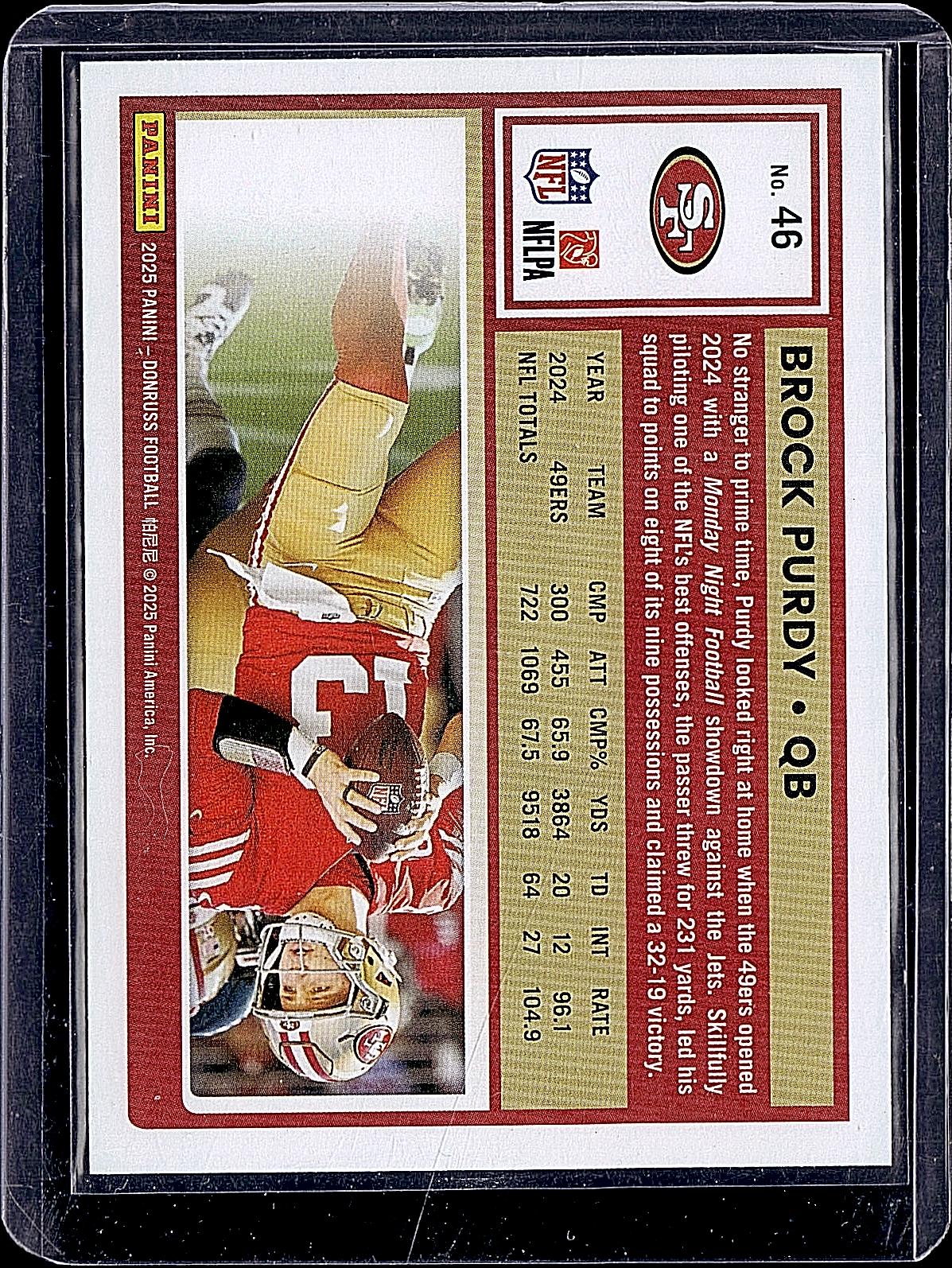 2025 Donruss #46 Brock Purdy