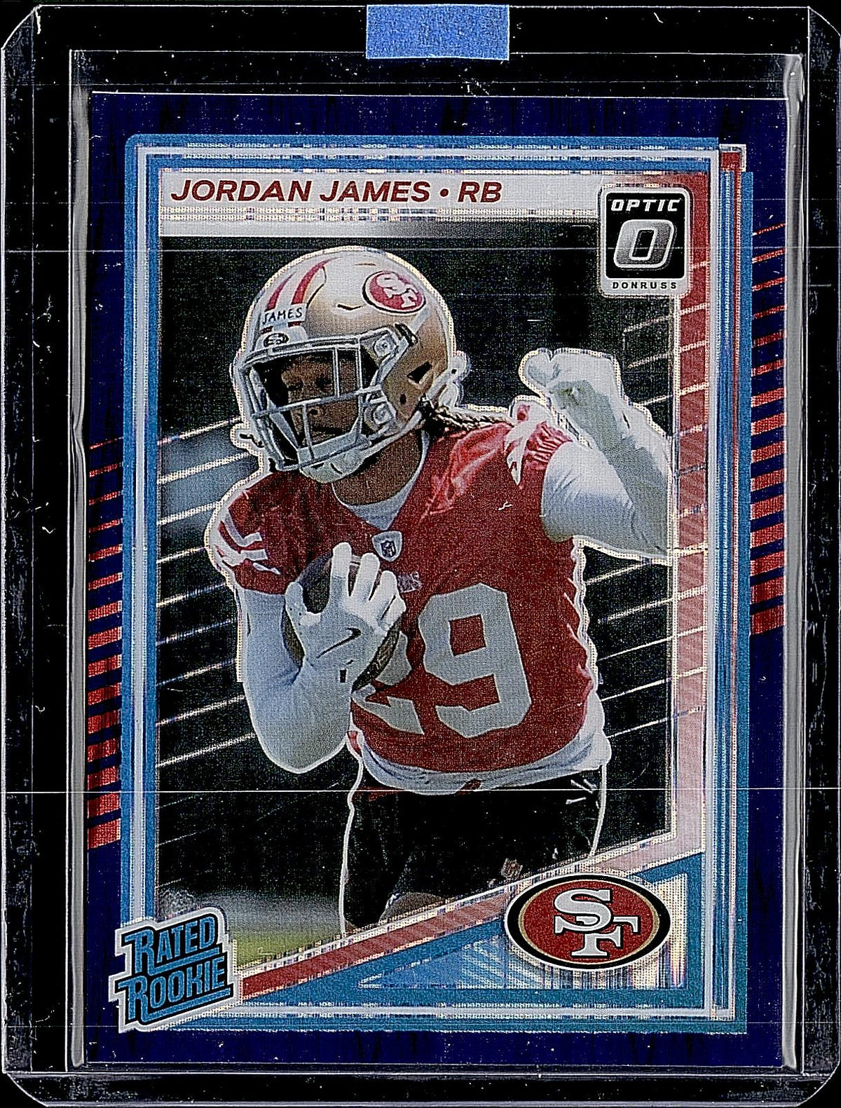2025 Donruss Optic #278 Jordan James Purple Shock