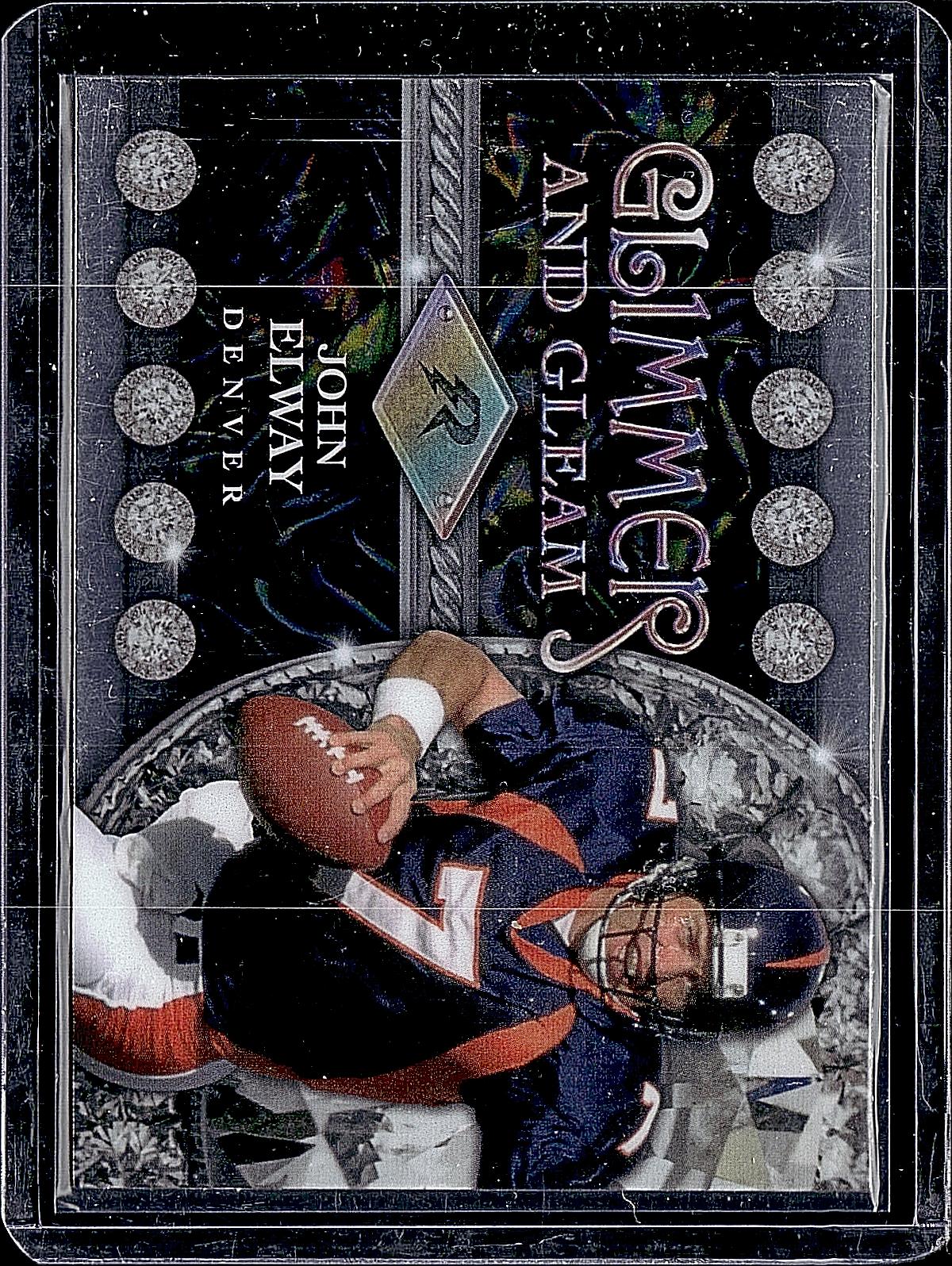 2024 Topps Resurgence #GG-3 John Elway Glimmer and Gleam Navy Surge #/275