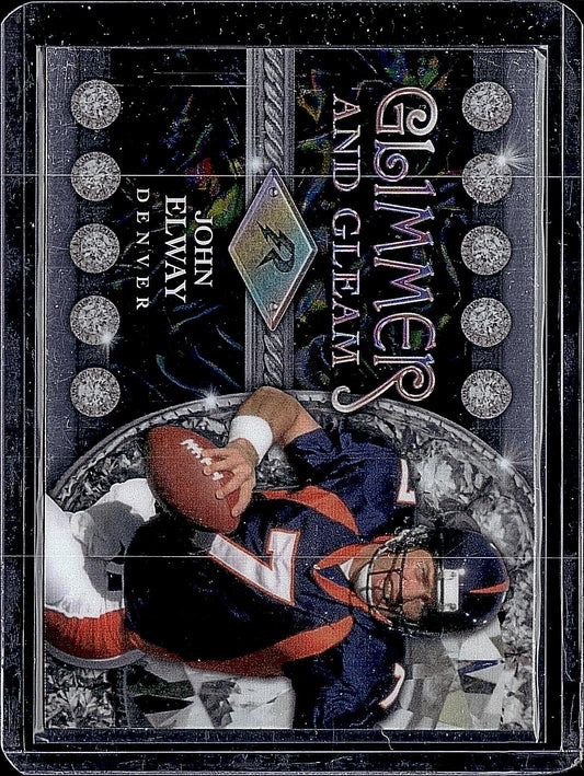 2024 Topps Resurgence #GG-3 John Elway Glimmer and Gleam Navy Surge #/275