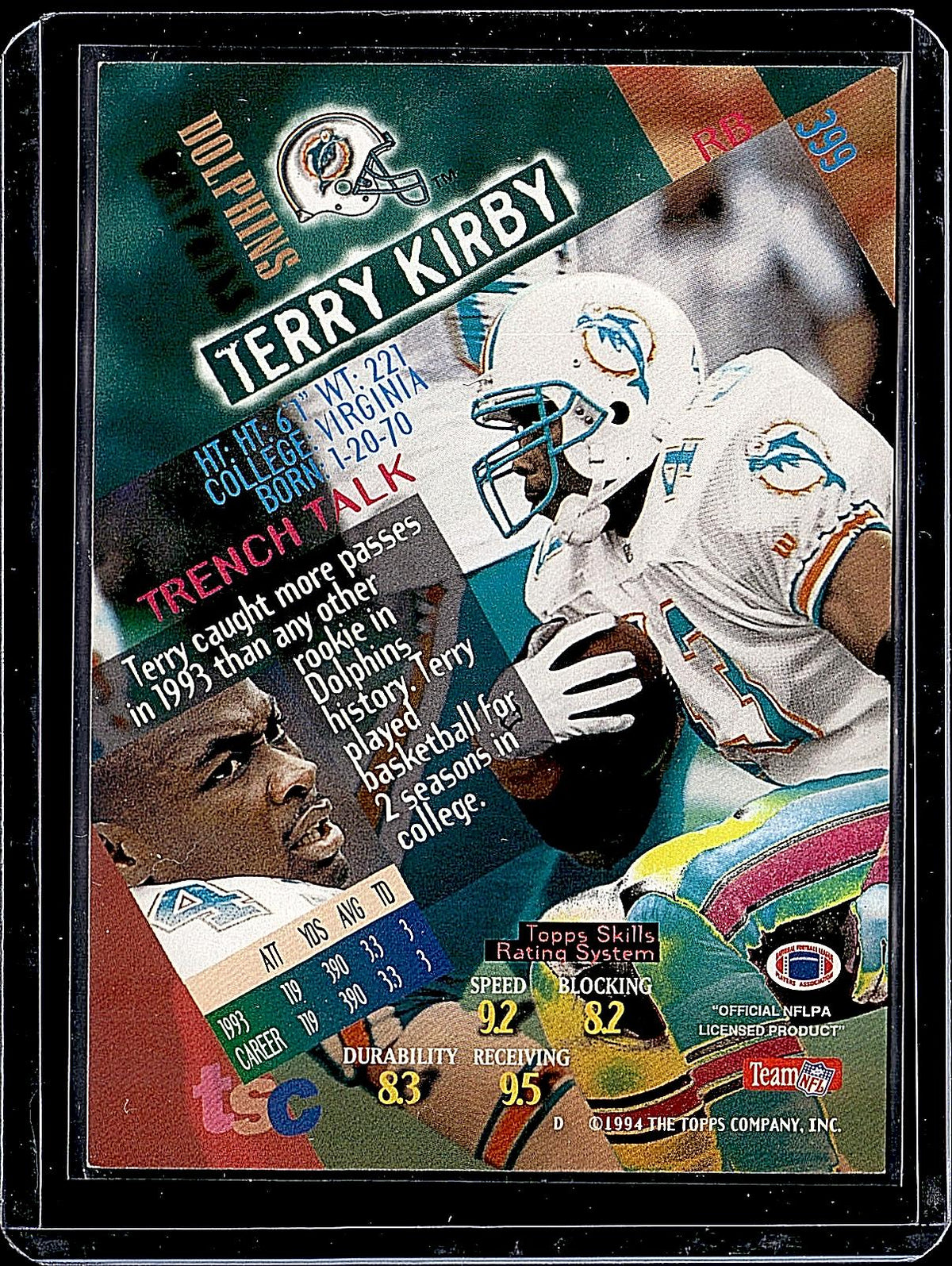 1994 Topps Stadium Club Terry Kirby #399