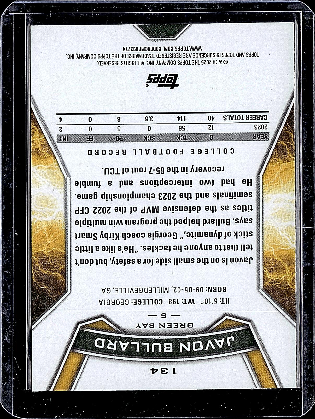 2024 Topps Resurgence #134 Javon Bullard