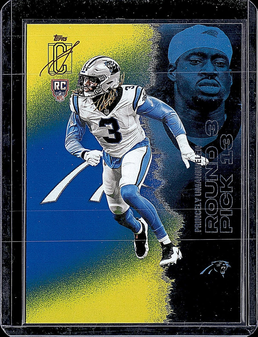 2025 Topps Signature Class #175 Princely Umanmielen Blue & Yellow
