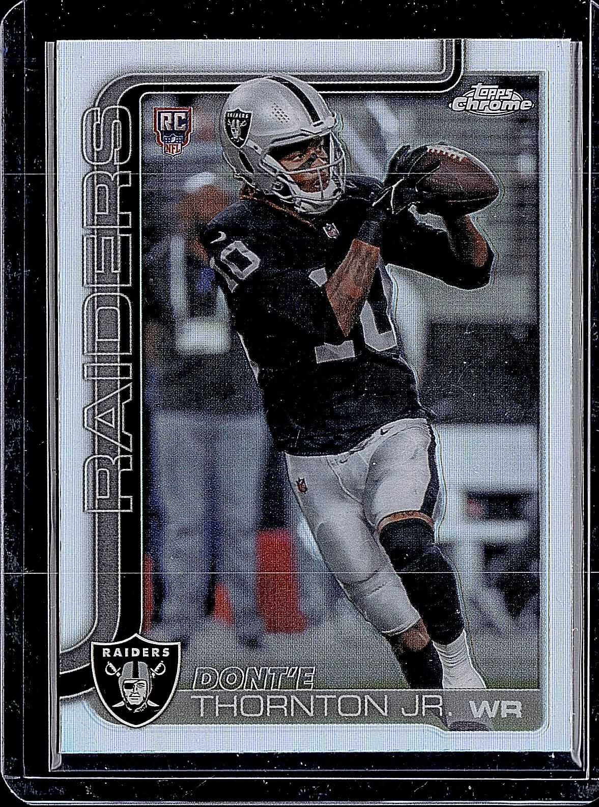 2025 Topps Chrome #385 Dont'e Thornton Jr. Refractor