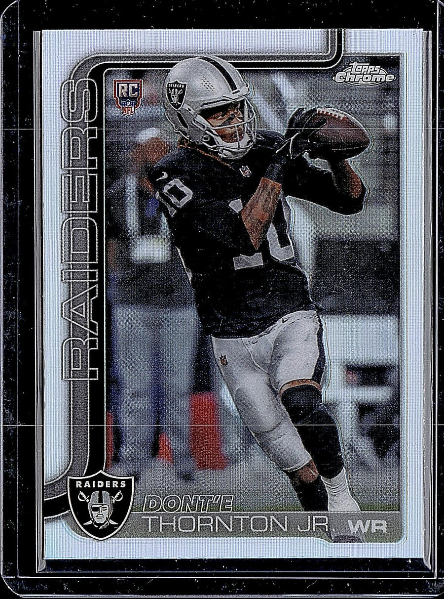 2025 Topps Chrome #385 Dont'e Thornton Jr. Refractor