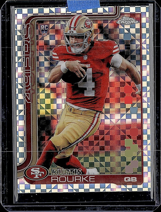 2025 Topps Chrome #307 Kurtis Rourke Topps Refractor