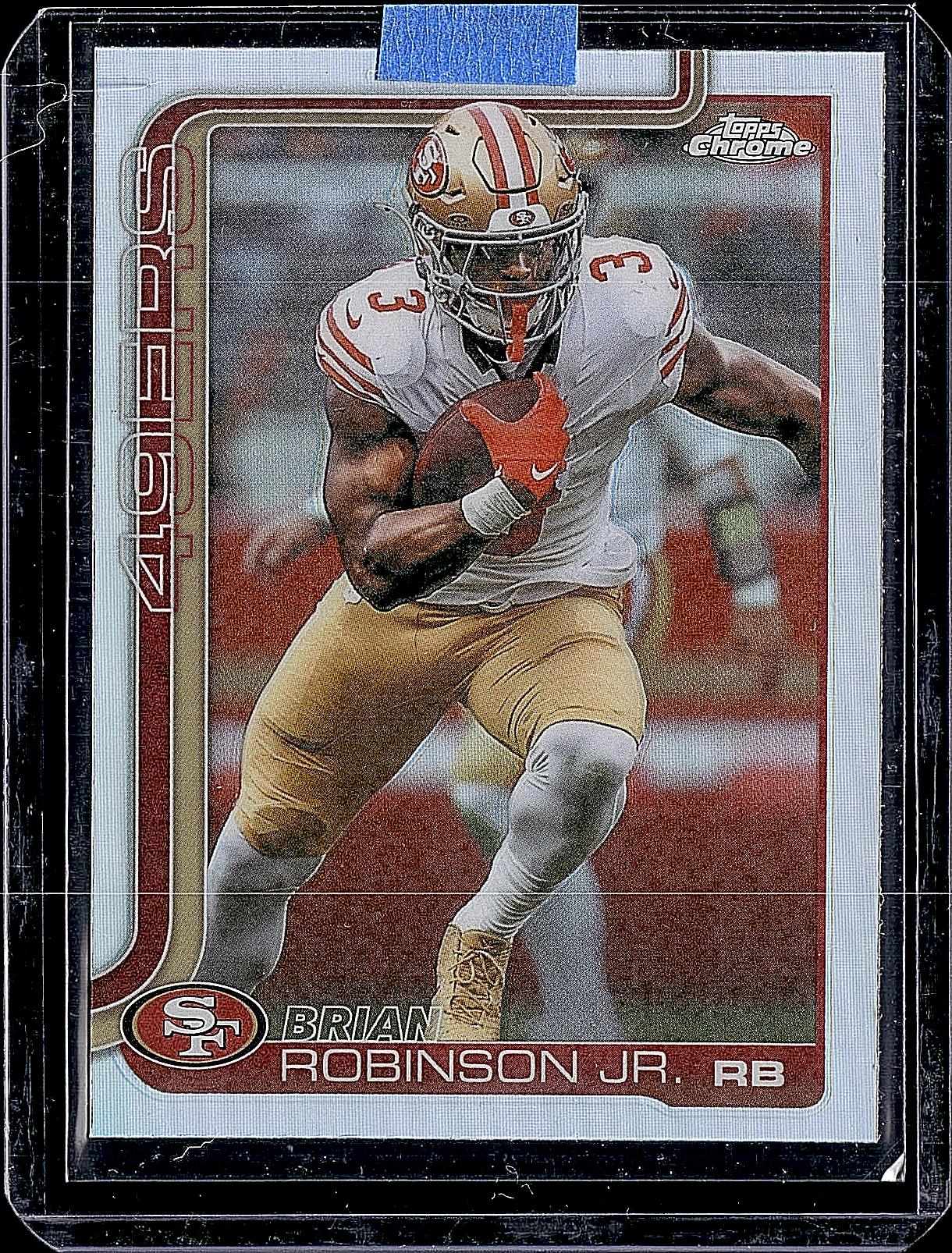 2025 Topps Chrome #296 Brian Robinson Jr. Refractor