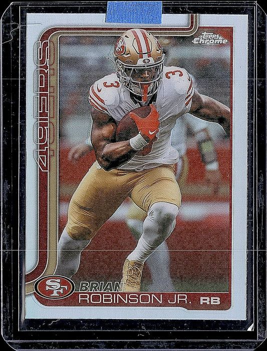 2025 Topps Chrome #296 Brian Robinson Jr. Refractor