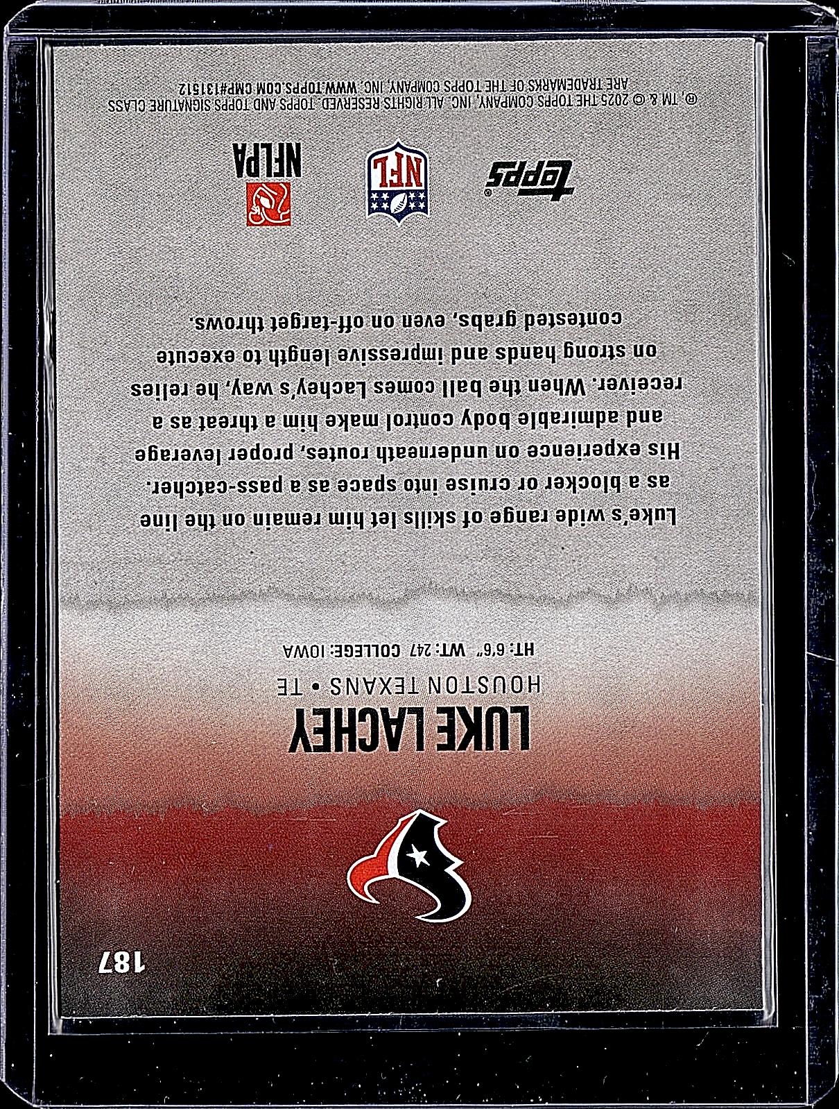 2025 Topps Signature Class #187 Luke Lachey