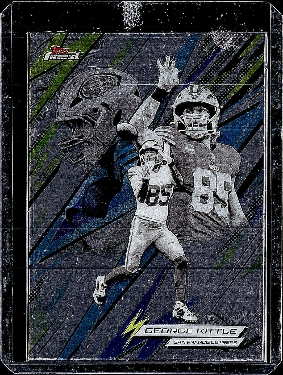 2025 Topps Finest Football  George Kittle Topps Finest Power Kings #PK-10