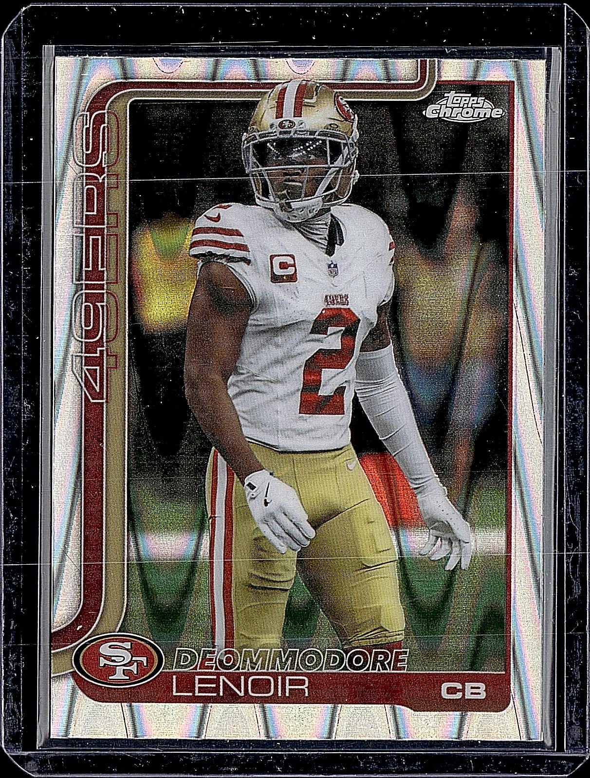 2025 Topps Chrome #269 Deommodore Lenoir Refractor