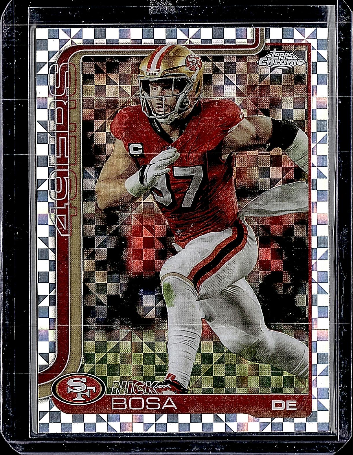 2025 Topps Chrome #264 Nick Bosa Topps Refractor