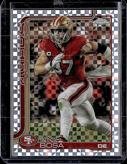 2025 Topps Chrome #264 Nick Bosa Topps Refractor
