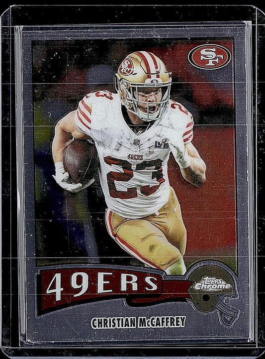 2025 Topps Chrome #1975-29 Christian McCaffrey 1975 Topps Refractor