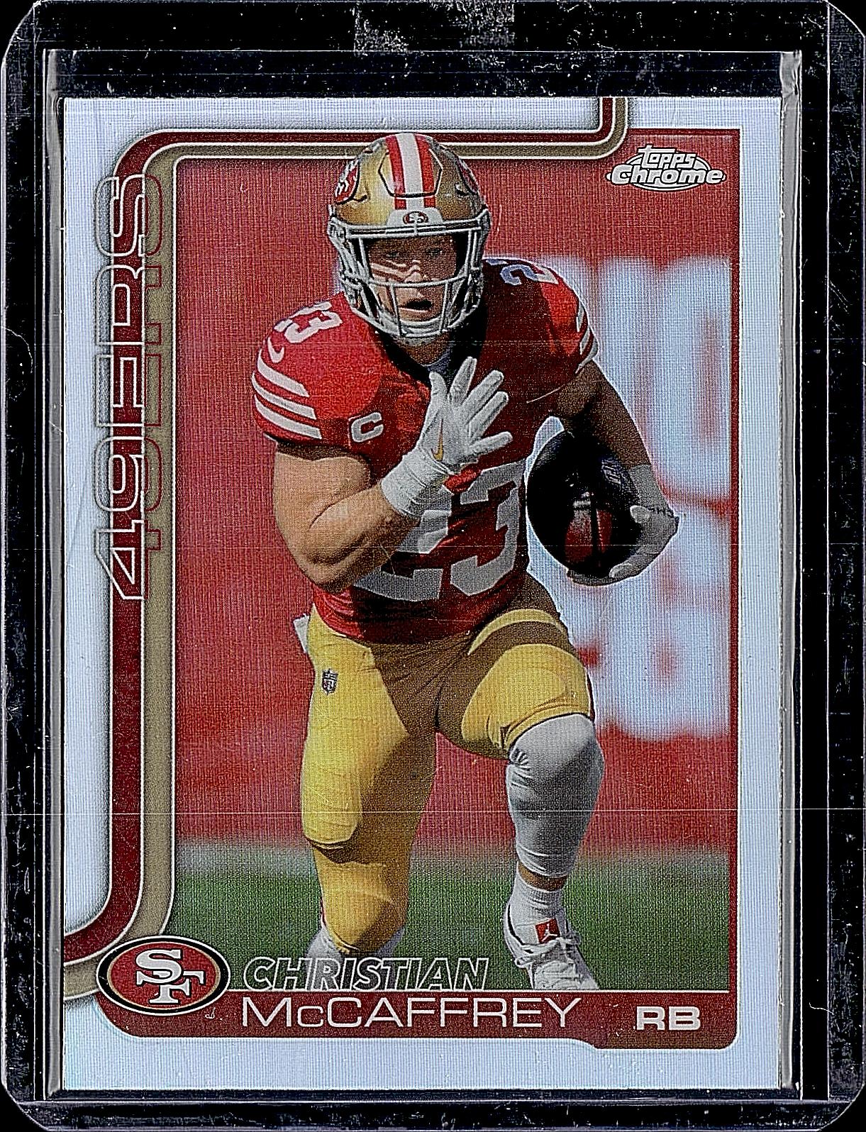 2025 Topps Chrome #263 Christian McCaffrey Refractor
