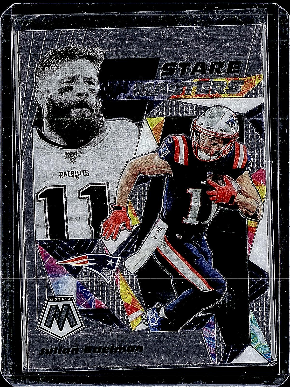 2020 Panini Mosaic #SM5 Julian Edelman Stare Masters