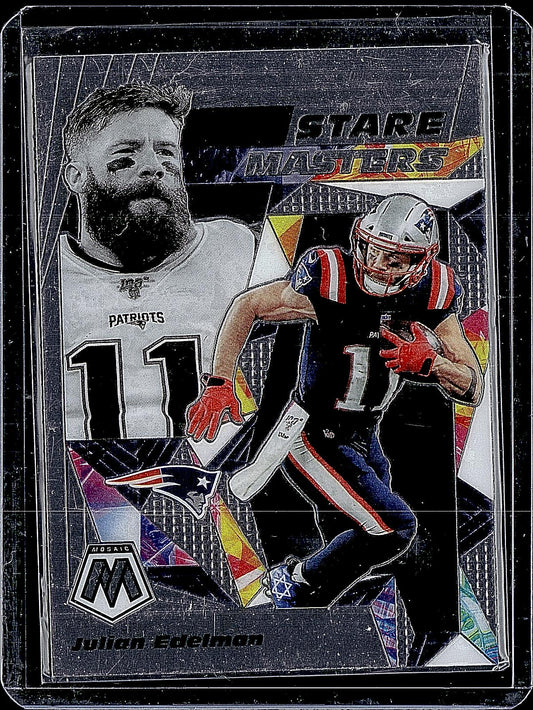 2020 Panini Mosaic #SM5 Julian Edelman Stare Masters