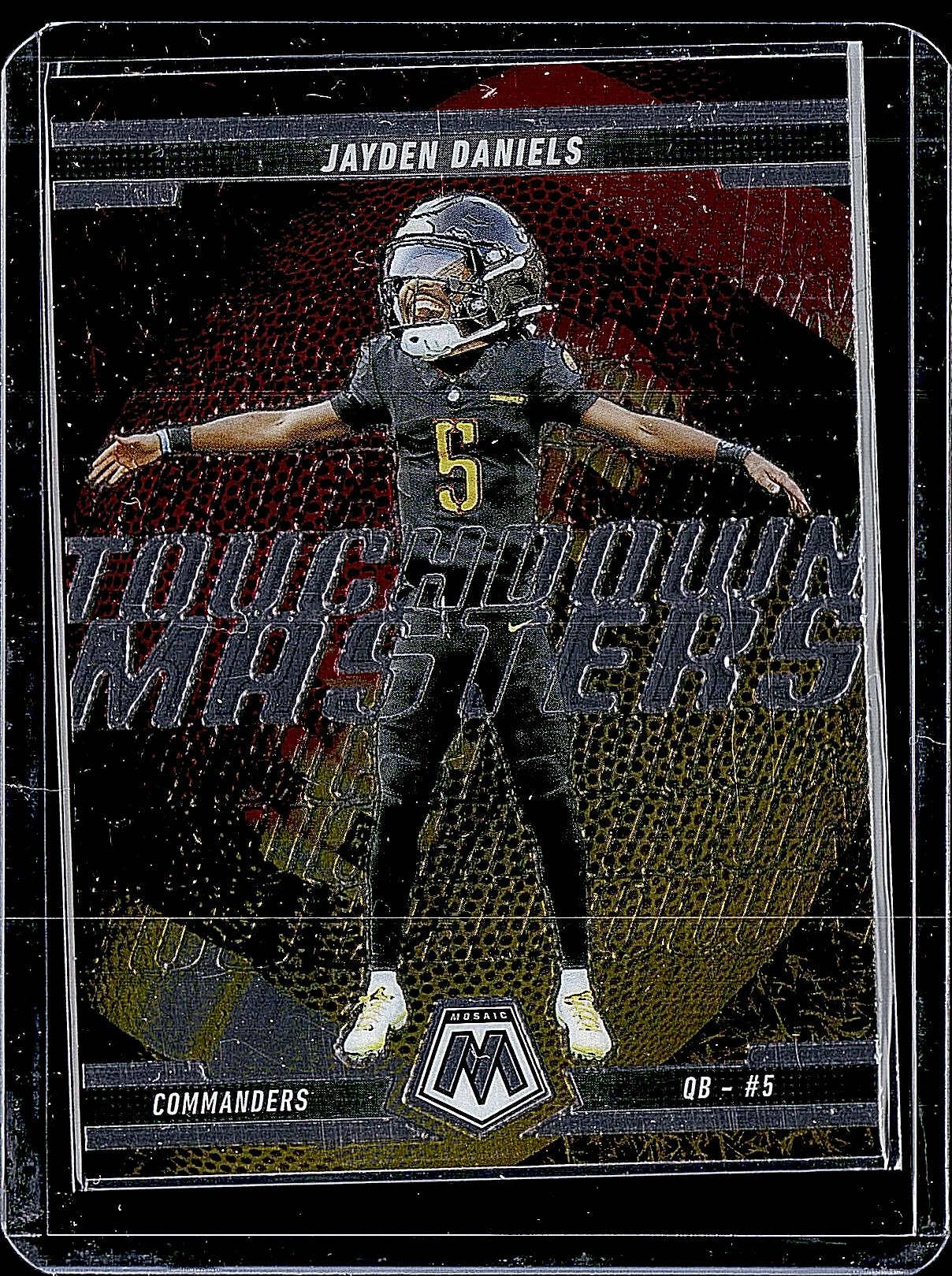 2025 Panini Mosaic #7 Jayden Daniels Touchdown Masters Mosaic