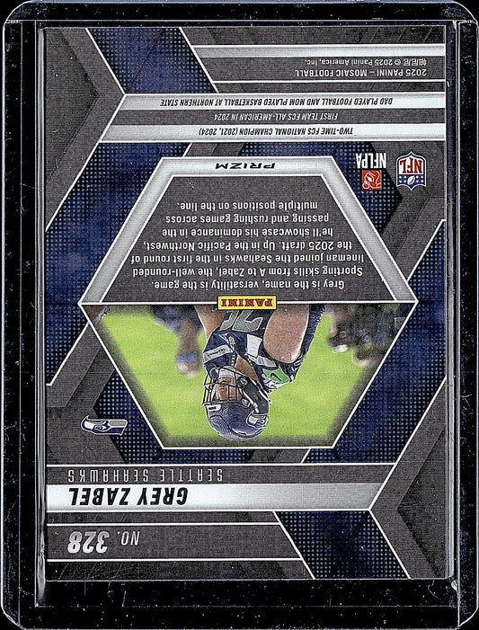 2025 Panini Mosaic #328 Grey Zabel