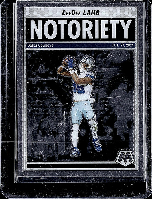 2025 Panini Mosaic #8 CeeDee Lamb Notoriety