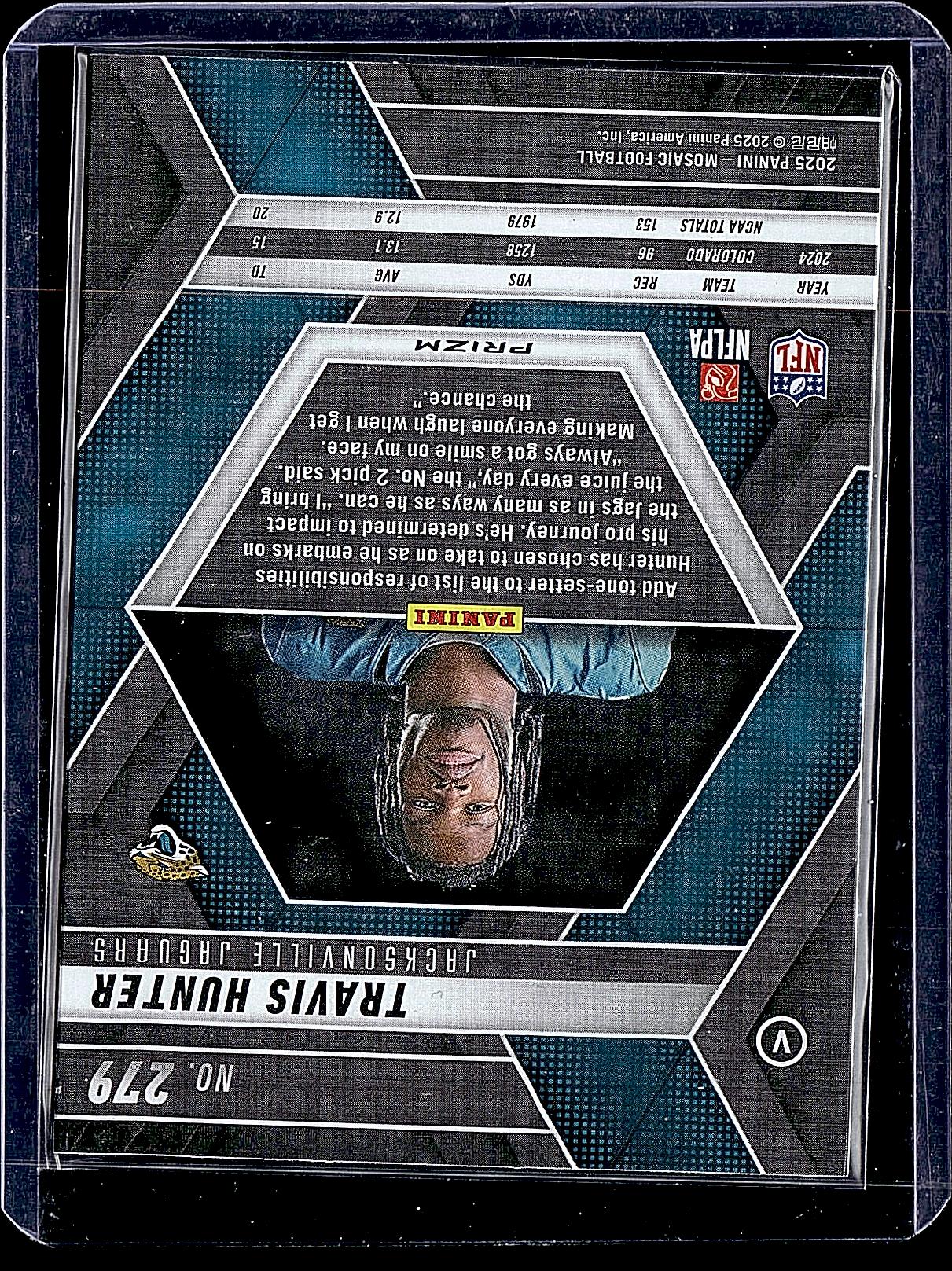 2025 Panini Mosaic #279 Travis Hunter Mosaic