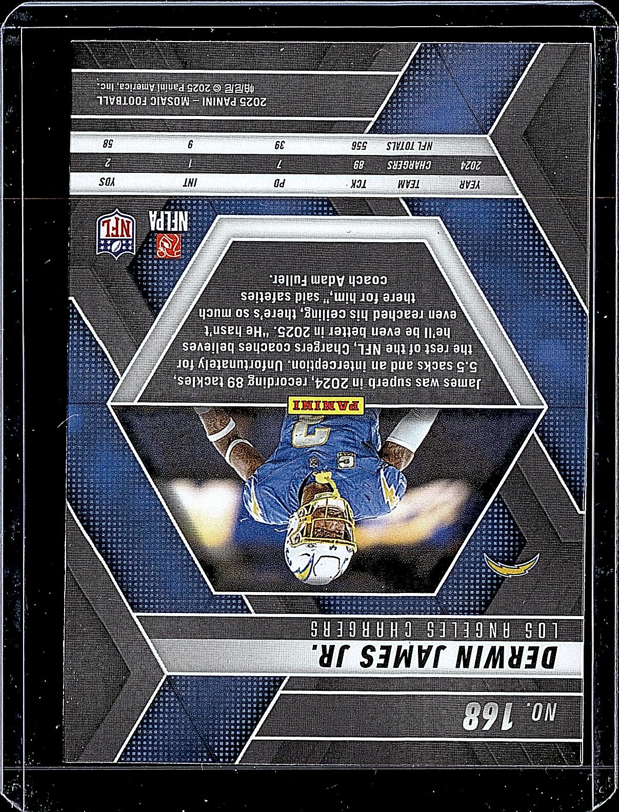 2025 Panini Mosaic #168 Derwin James Jr.