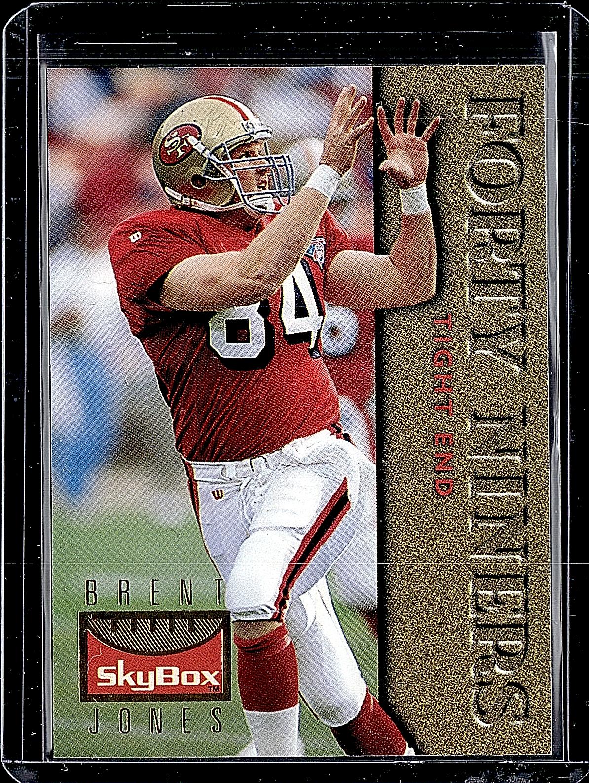 1995 SkyBox Premium #118 Brent Jones