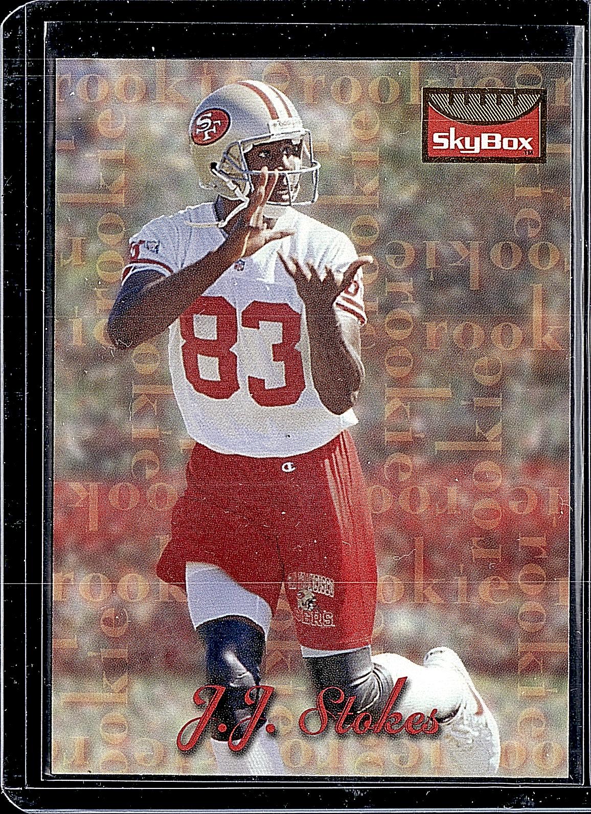 1995 SkyBox Premium #168 J.J. Stokes