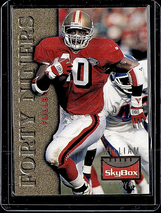 1995 SkyBox Premium #1 William Floyd Inside the Numbers