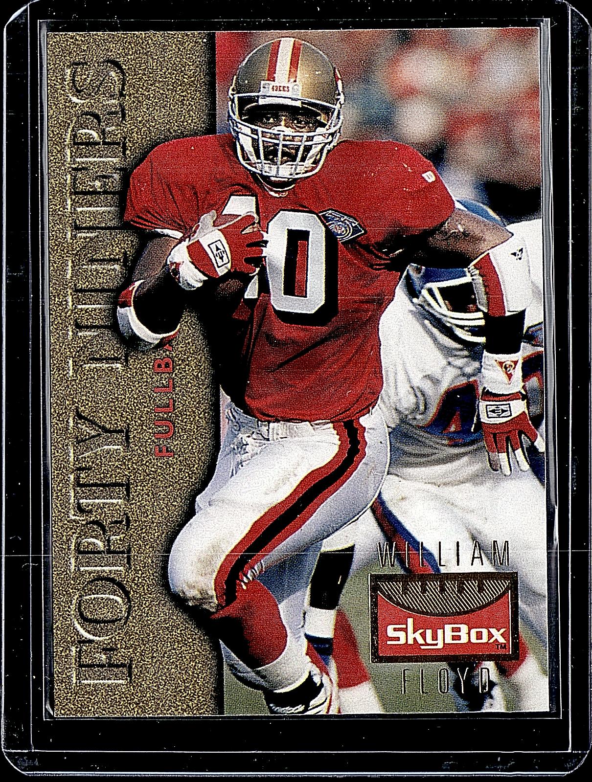 1995 SkyBox Premium #1 William Floyd Inside the Numbers
