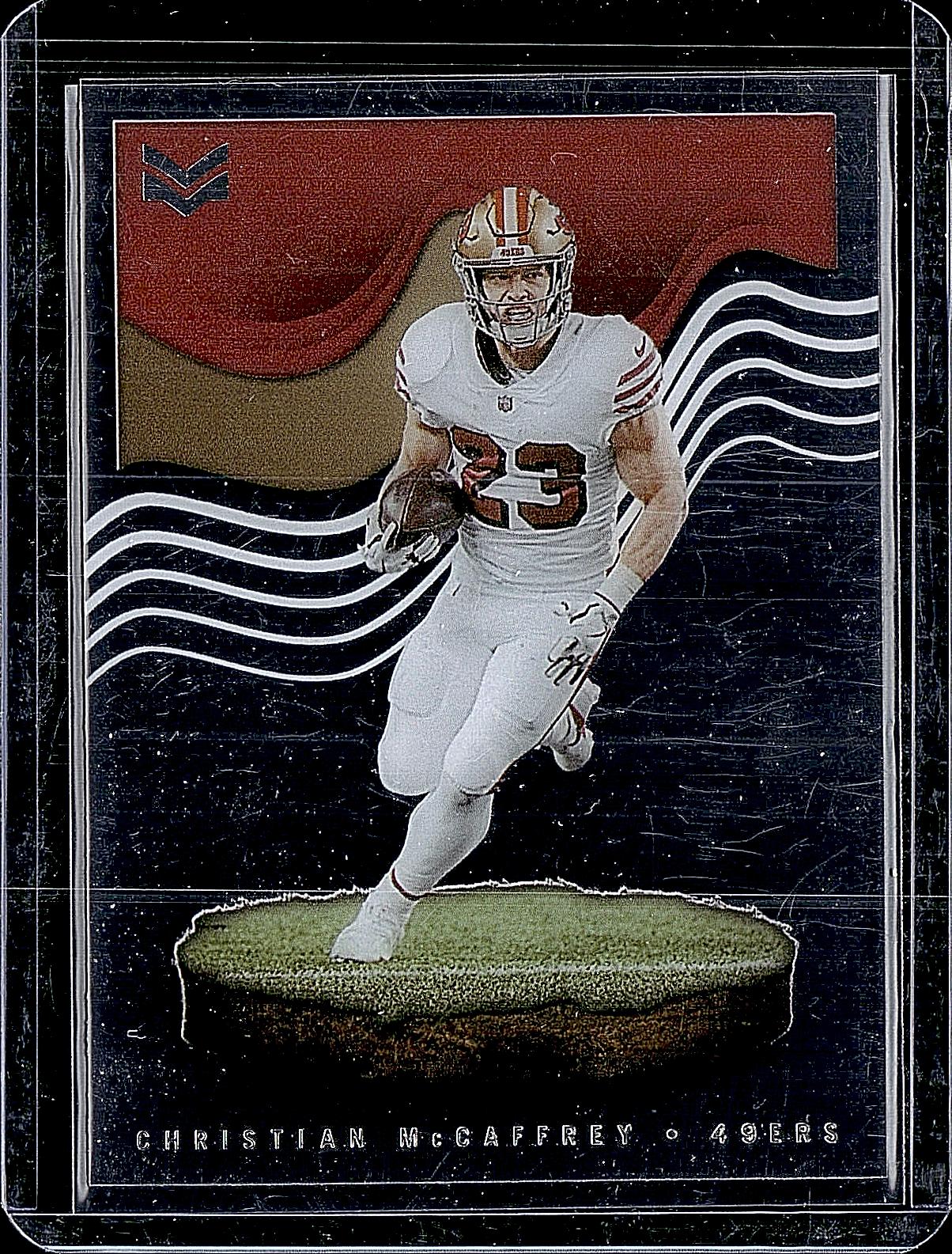 2022 Panini Chronicles #MAG-13 Christian McCaffrey Magnitude Purple #/49