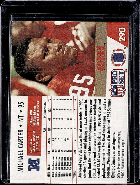 1991 Pro Set #290 Michael Carter