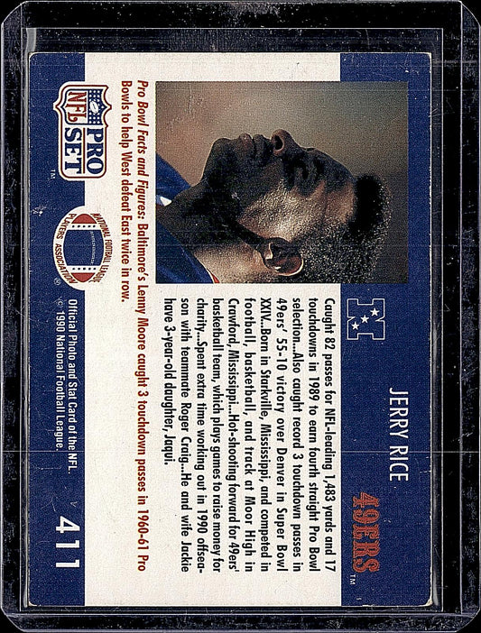 1990 Pro Set #411 Jerry Rice