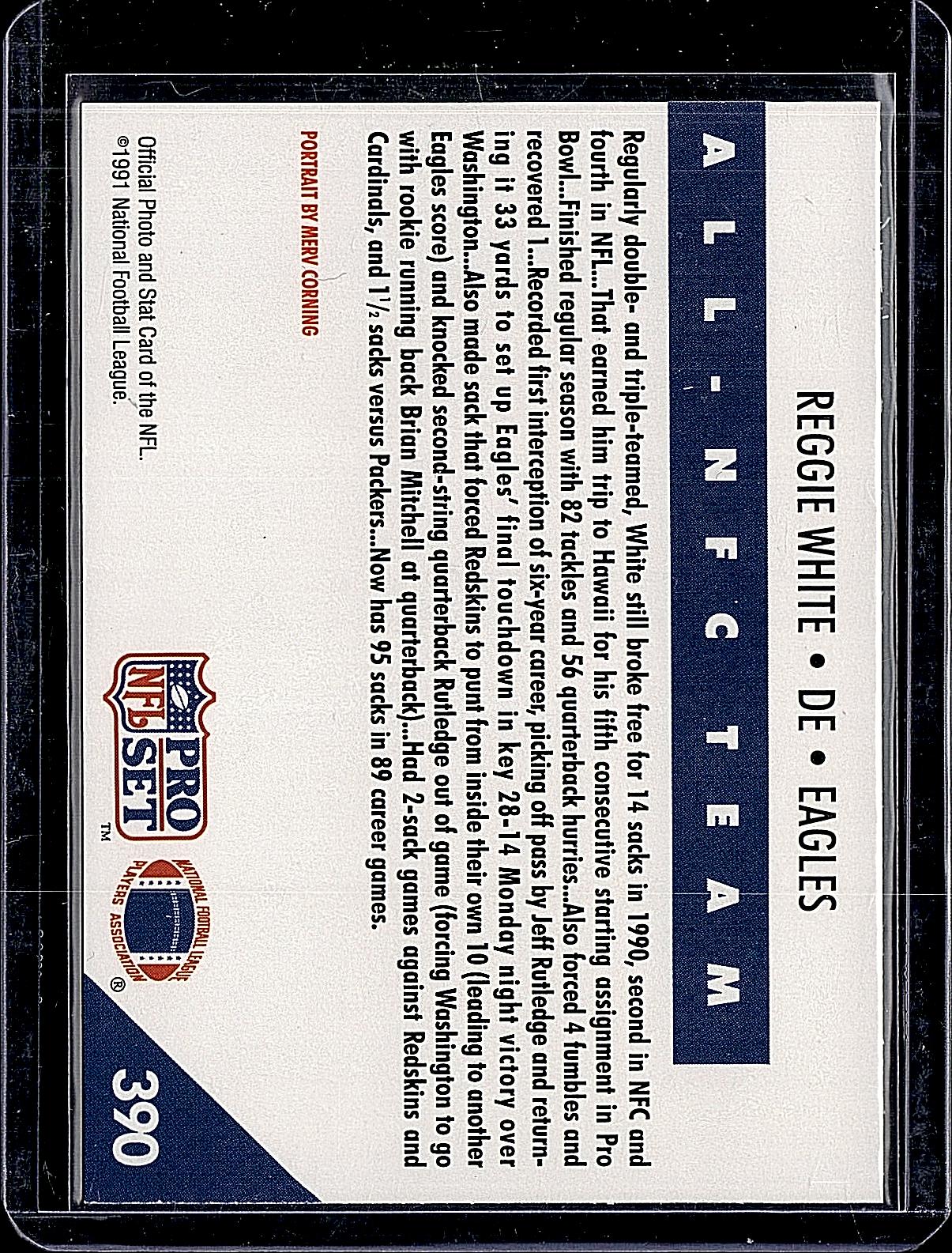 1991 Pro Set #390 Reggie White