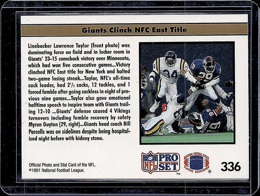 1991 Pro Set Lawrence Taylor