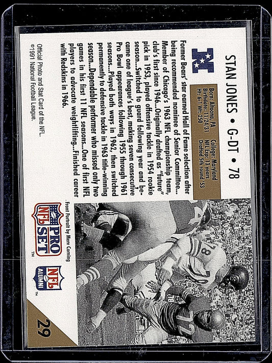 1991 Pro Set #29 Stan Jones